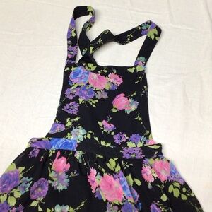 One Clothing Black Floral Kids Dress